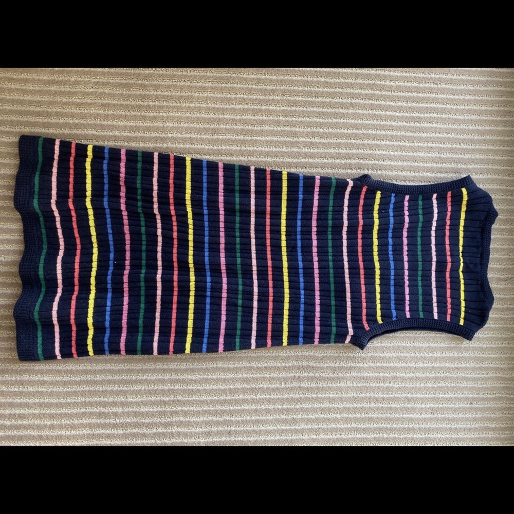 NWT Chanel 2018 Ribbed Striped Dress Size 38/ SM - Picture 5 of 5